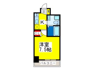 ラシーヌ宿院の物件間取画像